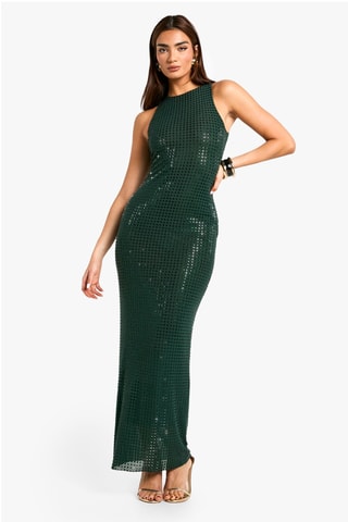 Robe longue - Vert émeraude