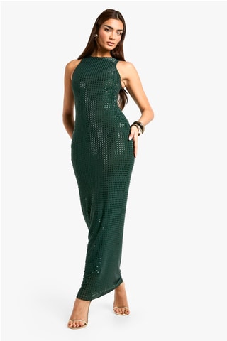 Robe longue - Vert émeraude