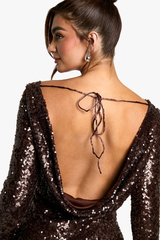 Robe patineuse - Marron