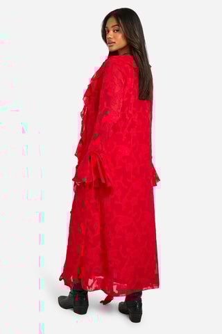 Robe midi - Rouge