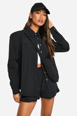 Chemisier oversize - Noir