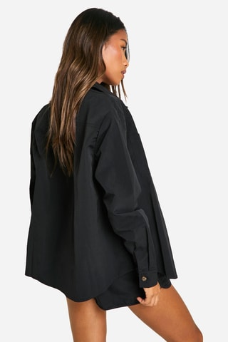 Chemisier oversize - Noir