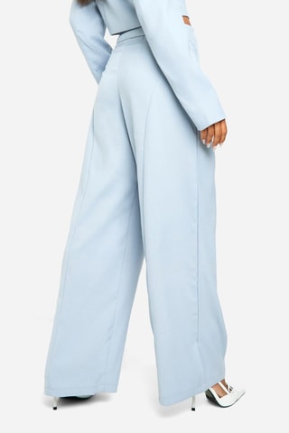 Pantalon wide legs - Bleu