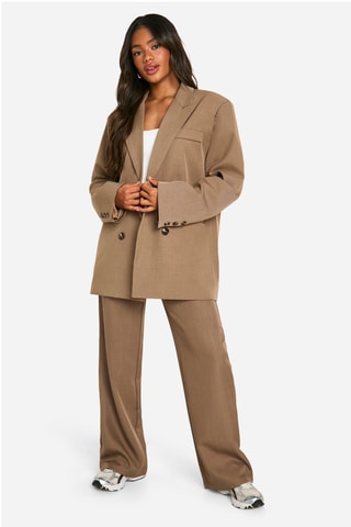 Pantalon droit - Marron