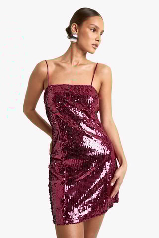 Robe droite - Rose