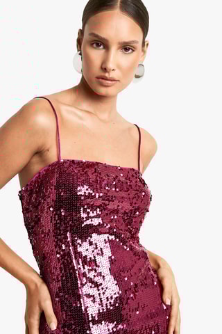 Robe droite - Rose