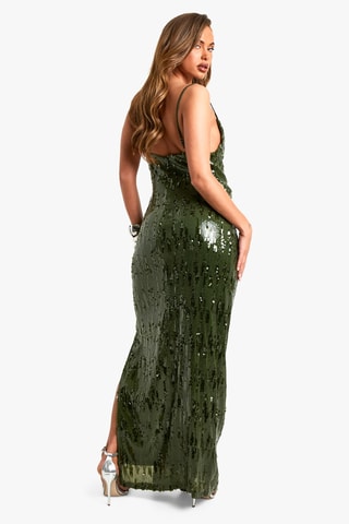 Robe longue - Vert olive