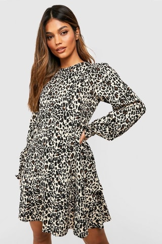 Robe patineuse - Beige