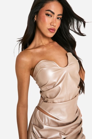 Top bustier - Beige