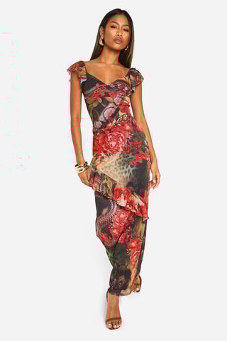 Robe longue - Rouge