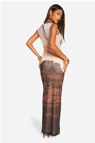 Robe longue - Beige