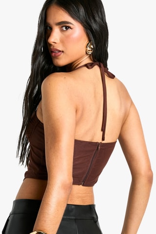 Crop top - Marron