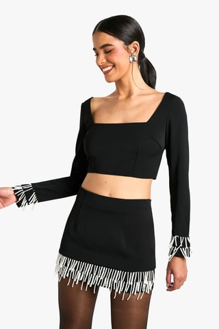 Crop top - Noir