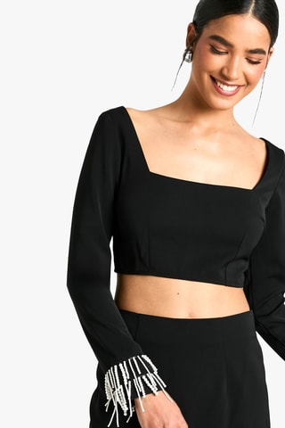 Crop top - Noir