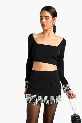 Crop top - Noir