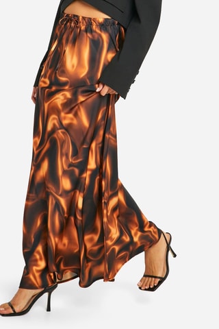 Jupe longue - Orange