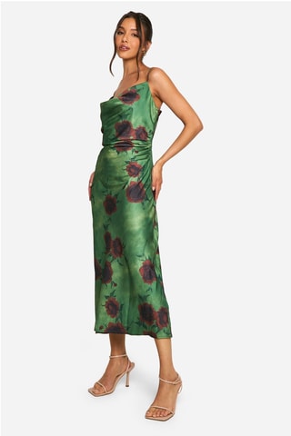 Robe midi - Kaki