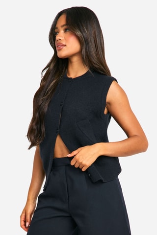Short taille haute - Bleu marine