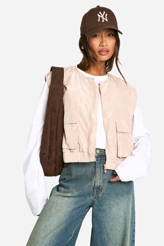 Gilet sans manches - Beige