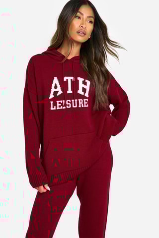 Pull à capuche et pantalon - Bordeaux