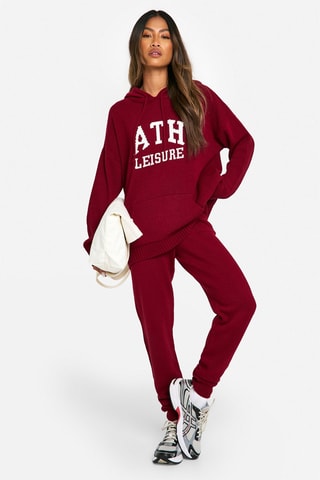 Pull à capuche et pantalon - Bordeaux