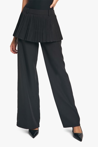 Pantalon wide legs - Noir
