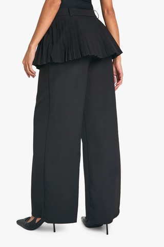 Pantalon wide legs - Noir