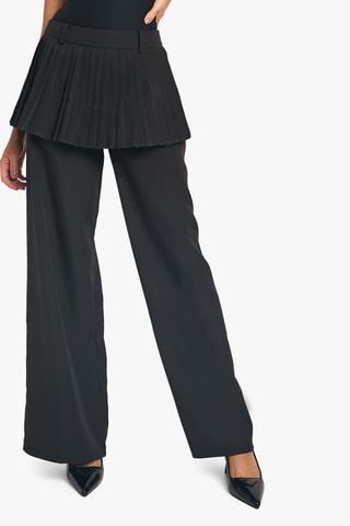 Pantalon wide legs - Noir