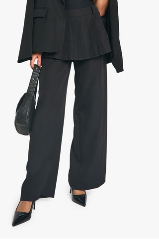 Pantalon wide legs - Noir