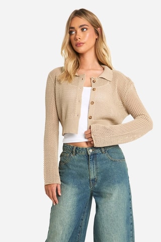 Gilet court - Beige