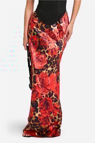 Jupe longue - Rouge