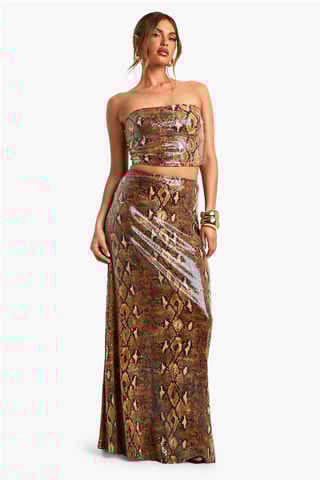 Jupe longue - Marron