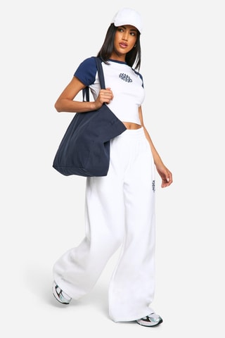 Top et jogging - Blanc
