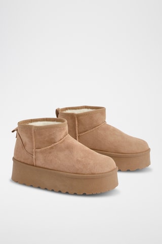 Bottines fourrées - Marron