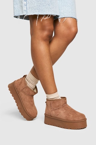 Bottines fourrées - Marron
