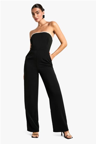 Combinaison bustier - Noir
