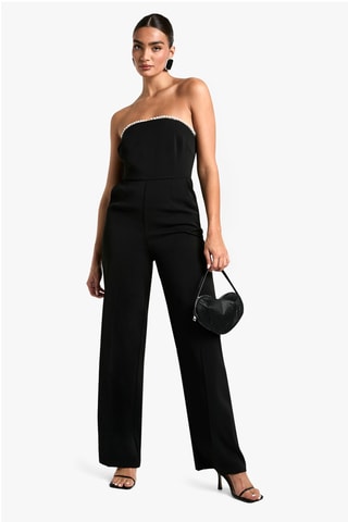 Combinaison bustier - Noir