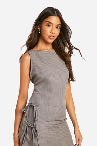 Robe droite - Taupe