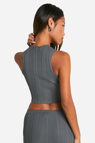 Crop top - Gris