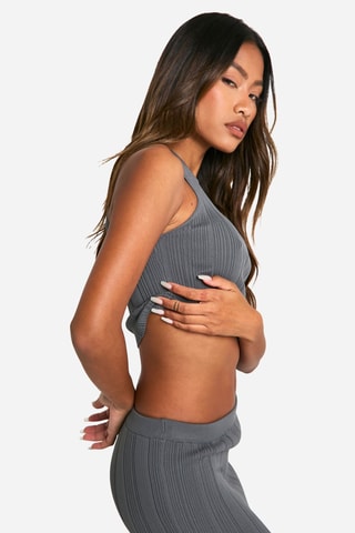 Crop top - Gris