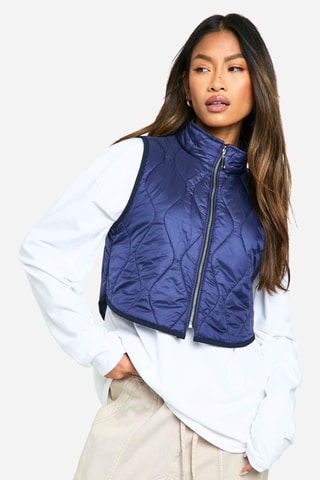 Gilet sans manches - Bleu marine