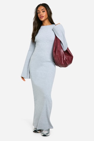 Robe longue - Gris