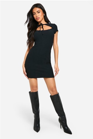 Robe fourreau - Noir