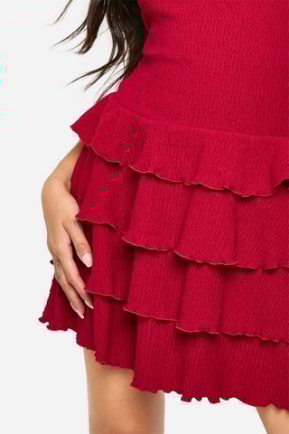 Robe volantée - Cherry