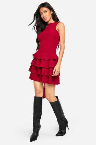Robe volantée - Cherry