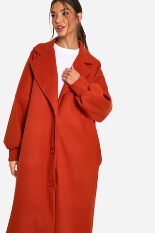 Manteau oversize - Rouille