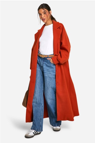Manteau oversize - Rouille