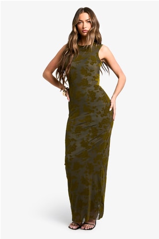 Robe longue - Vert
