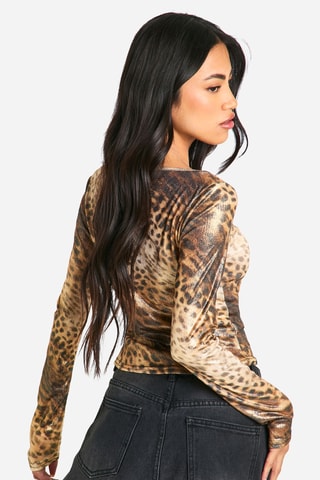 Crop top - Marron