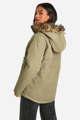 Parka à capuche - Kaki